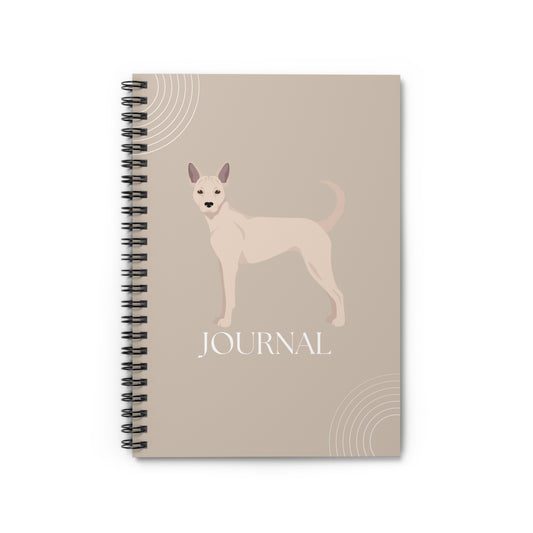 Taiwan Dog College Ruled Spiral Notebook