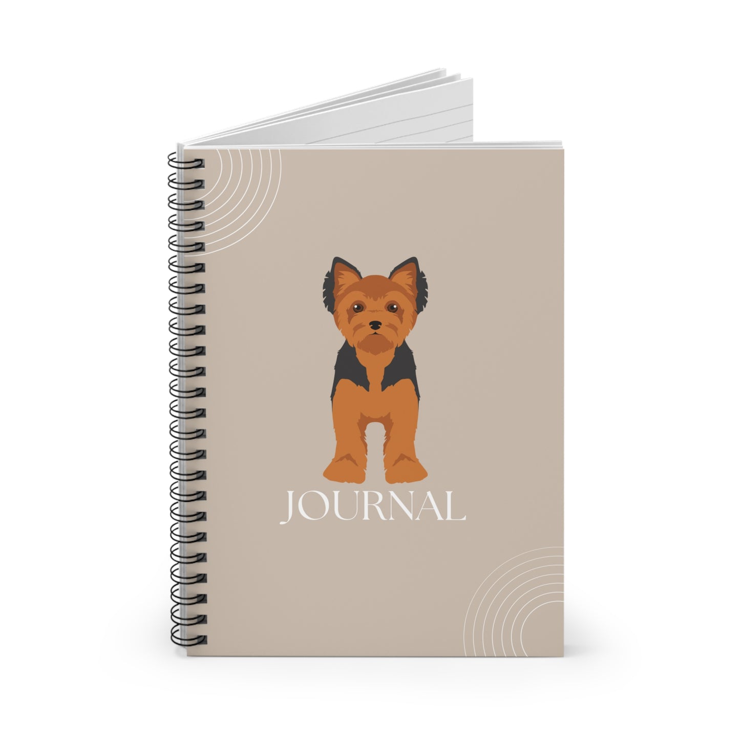 Yorkshire Terrier College Ruled Spiral Notebook