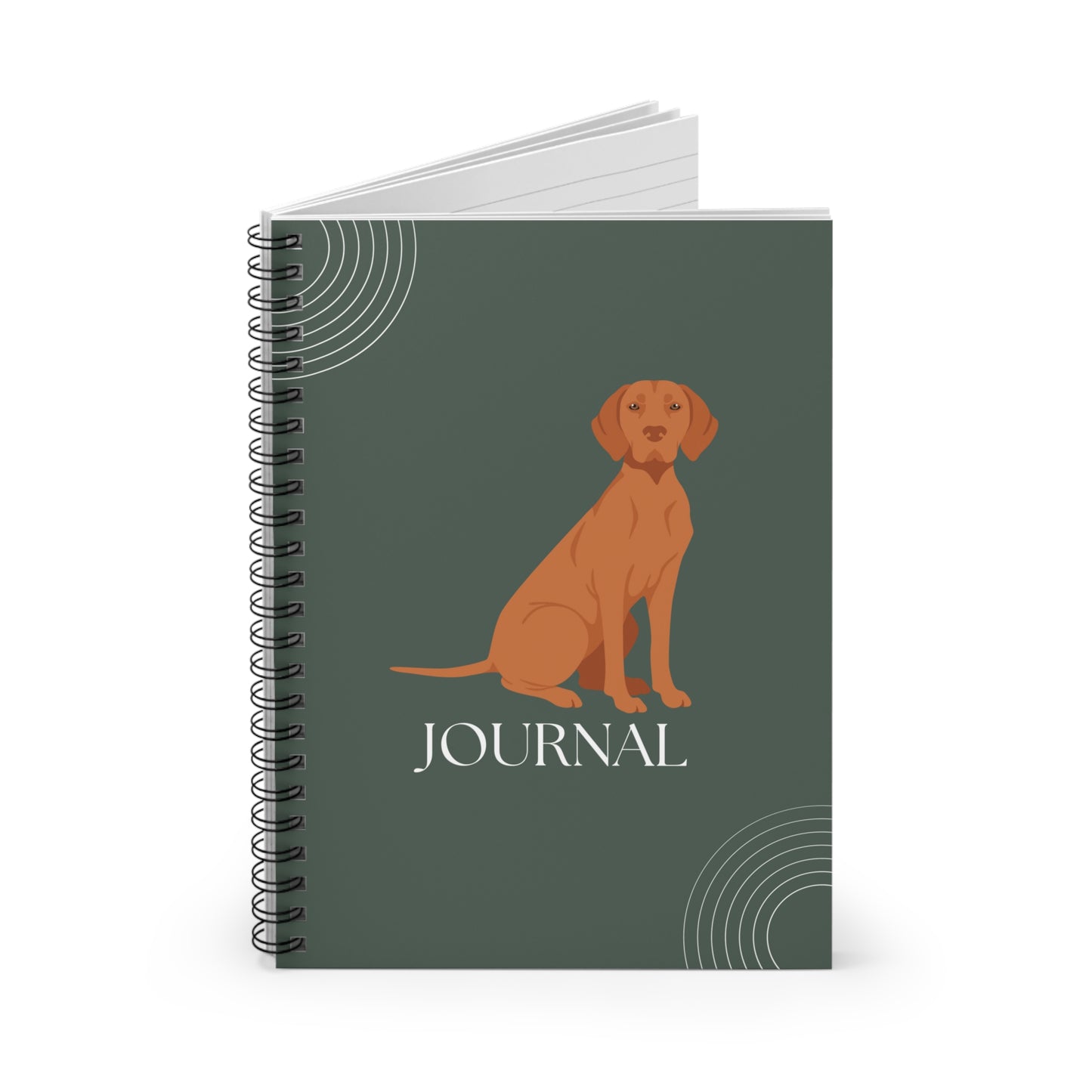 Vizsla College Ruled Spiral Notebook