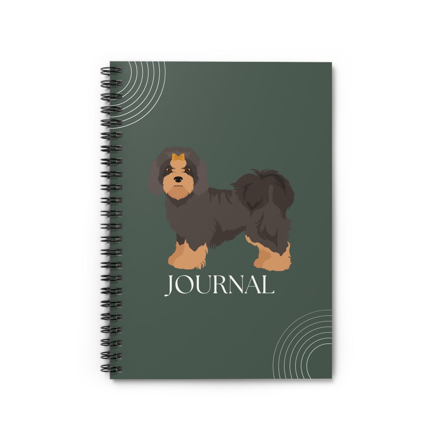 Russian Tsvetnaya Bolonka College Ruled Spiral Notebook