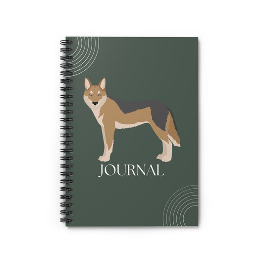 Czechoslovakian Vlcak College Ruled Spiral Notebook