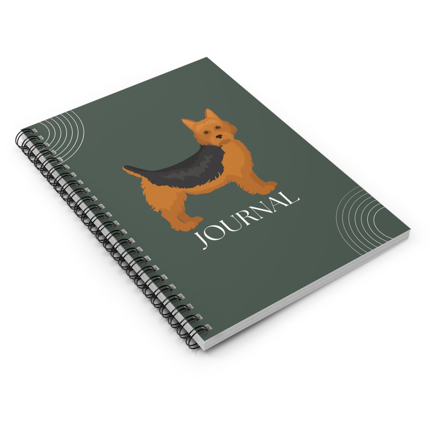 Australian Terrier College Ruled Spiral Notebook