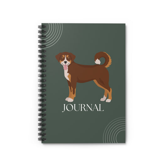 Appenzeller Sennenhund College Ruled Spiral Notebook