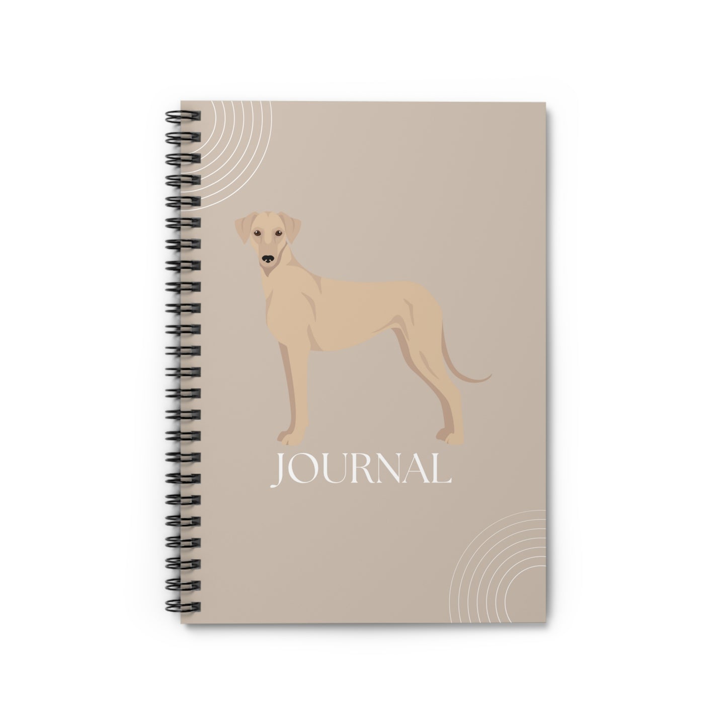 Sloughi College Ruled Spiral Notebook