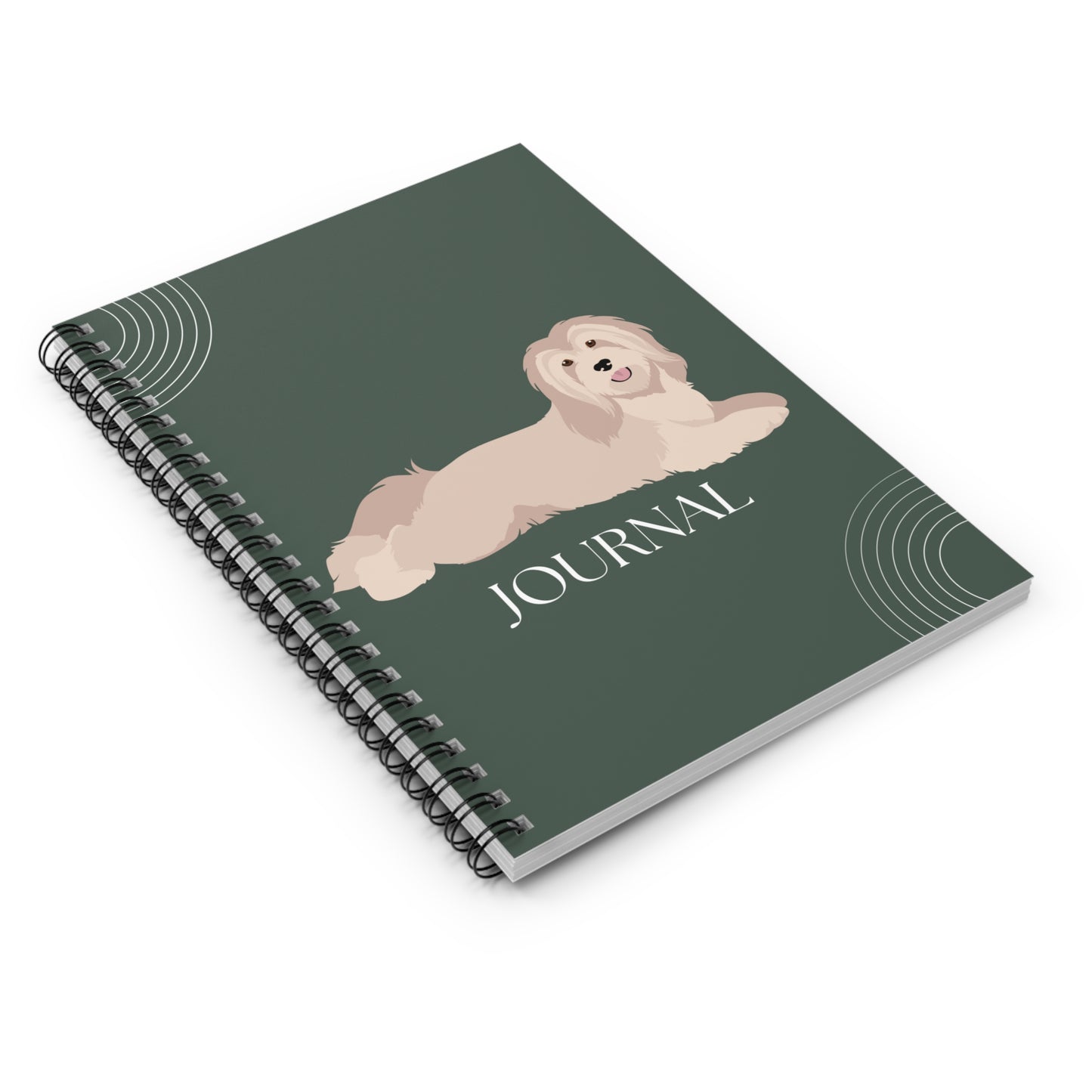 Lhasa Apso College Ruled Spiral Notebook