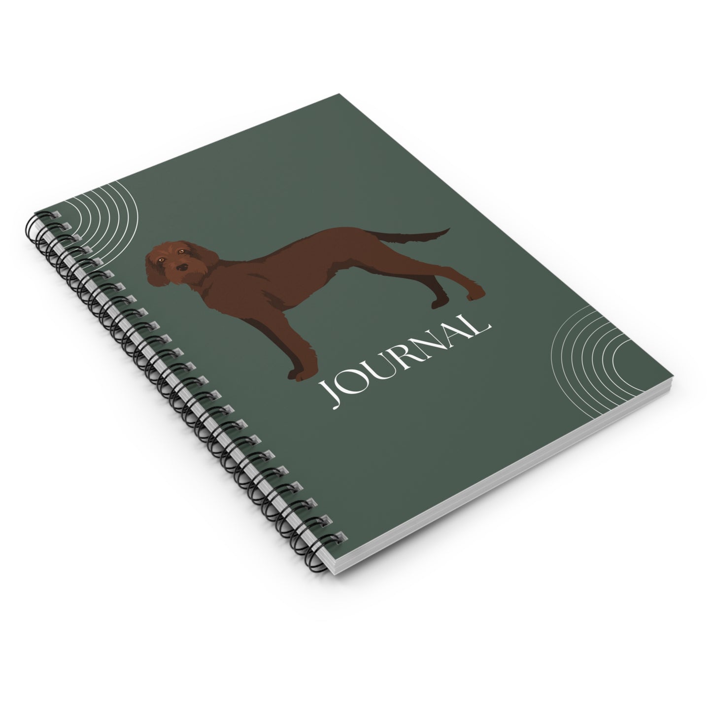 Pudelpointer College Ruled Spiral Notebook