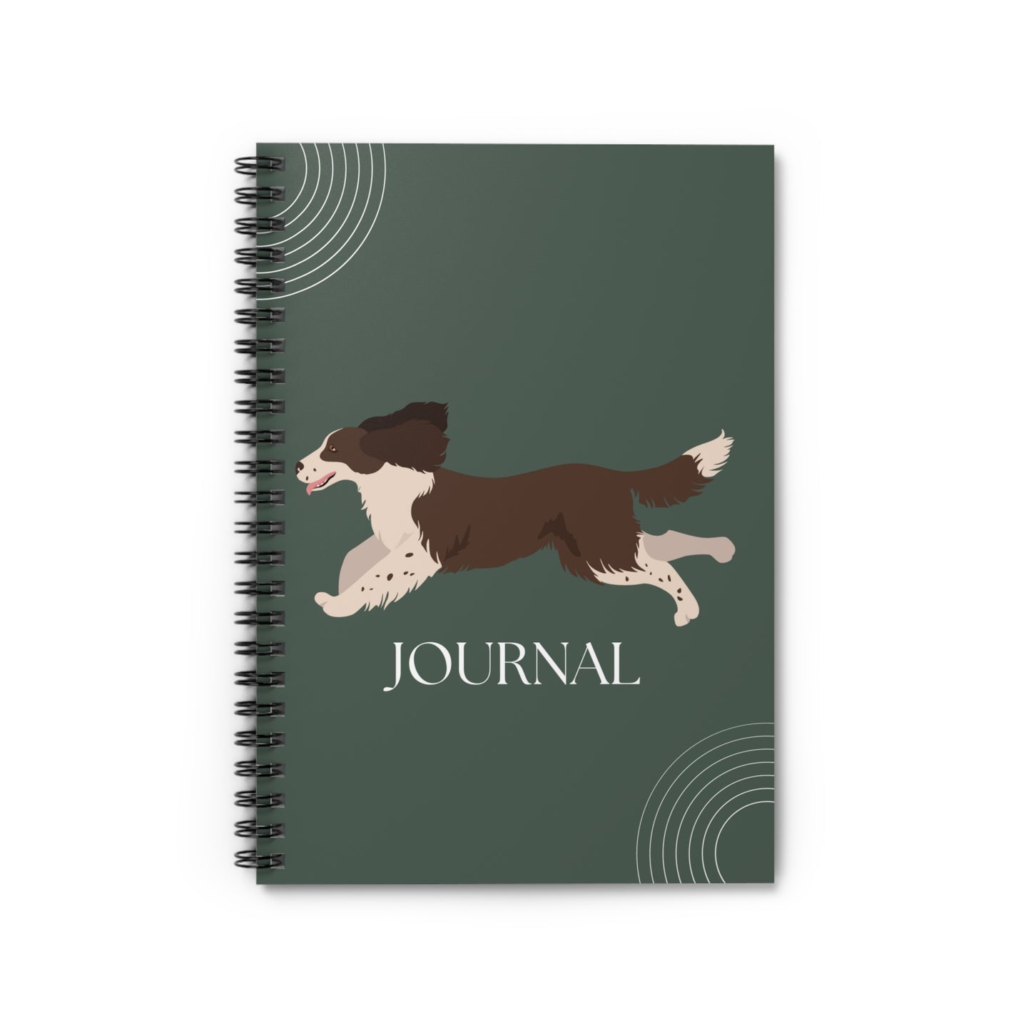 French Spaniel College Ruled Spiral Notebook