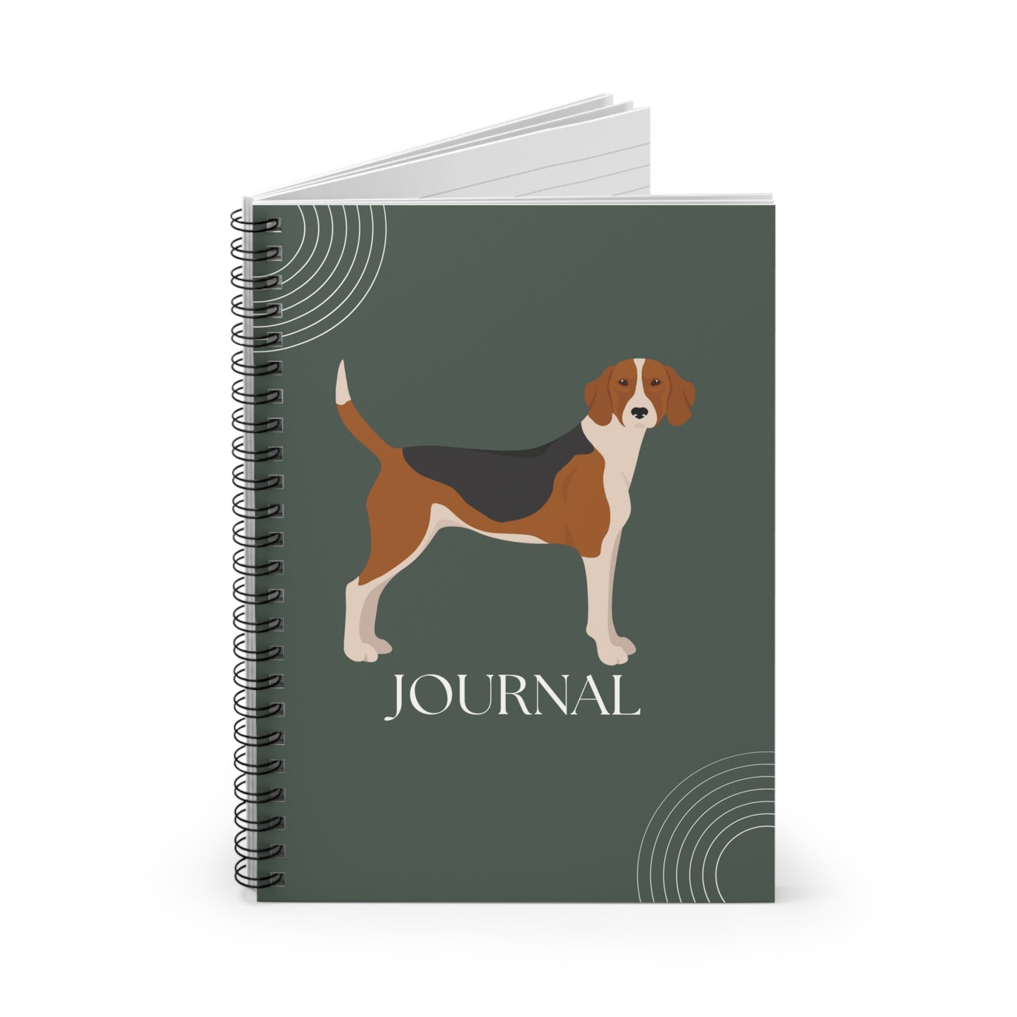 American Foxhound College Ruled Spiral Notebook