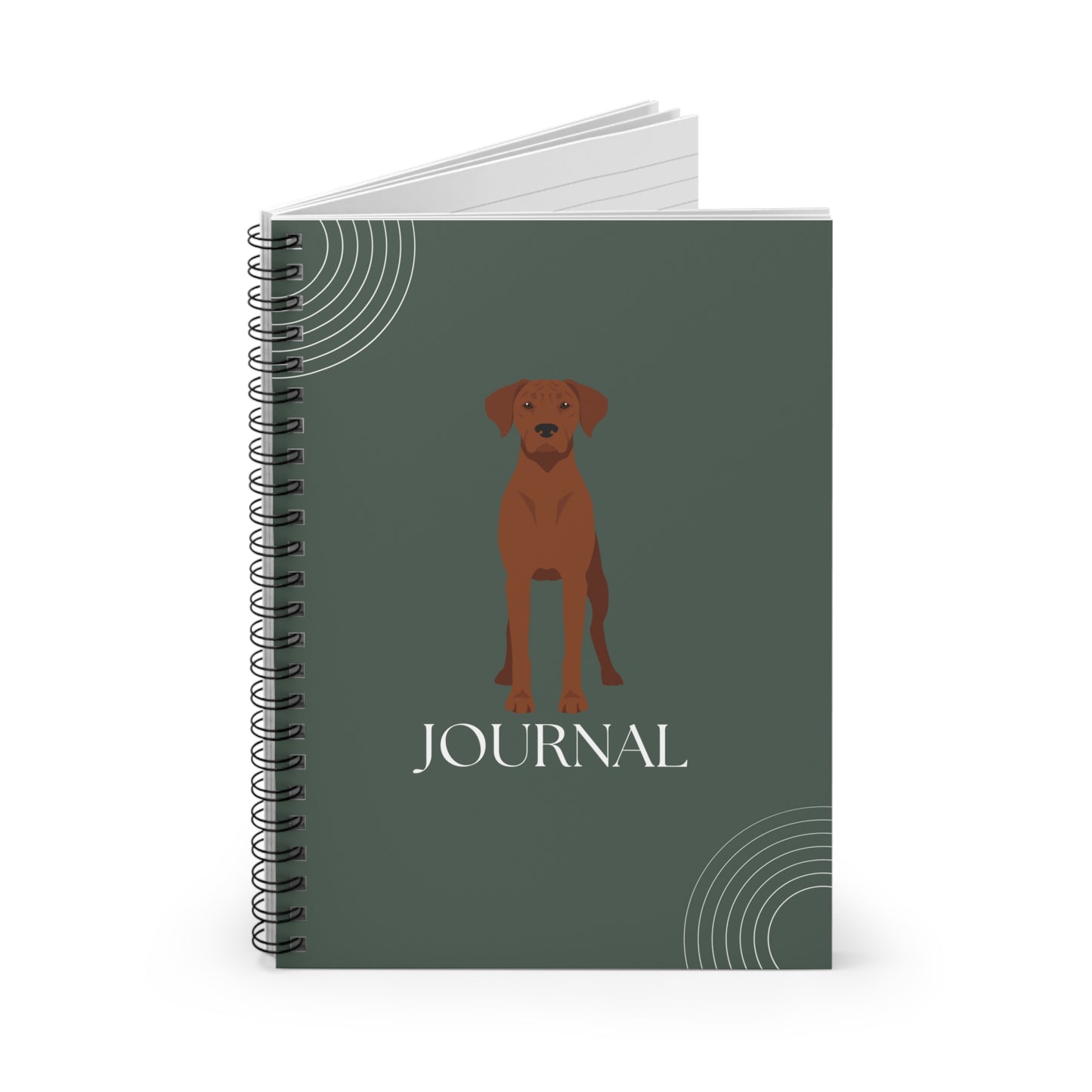 Rhodesian Ridgeback College Ruled Spiral Notebook