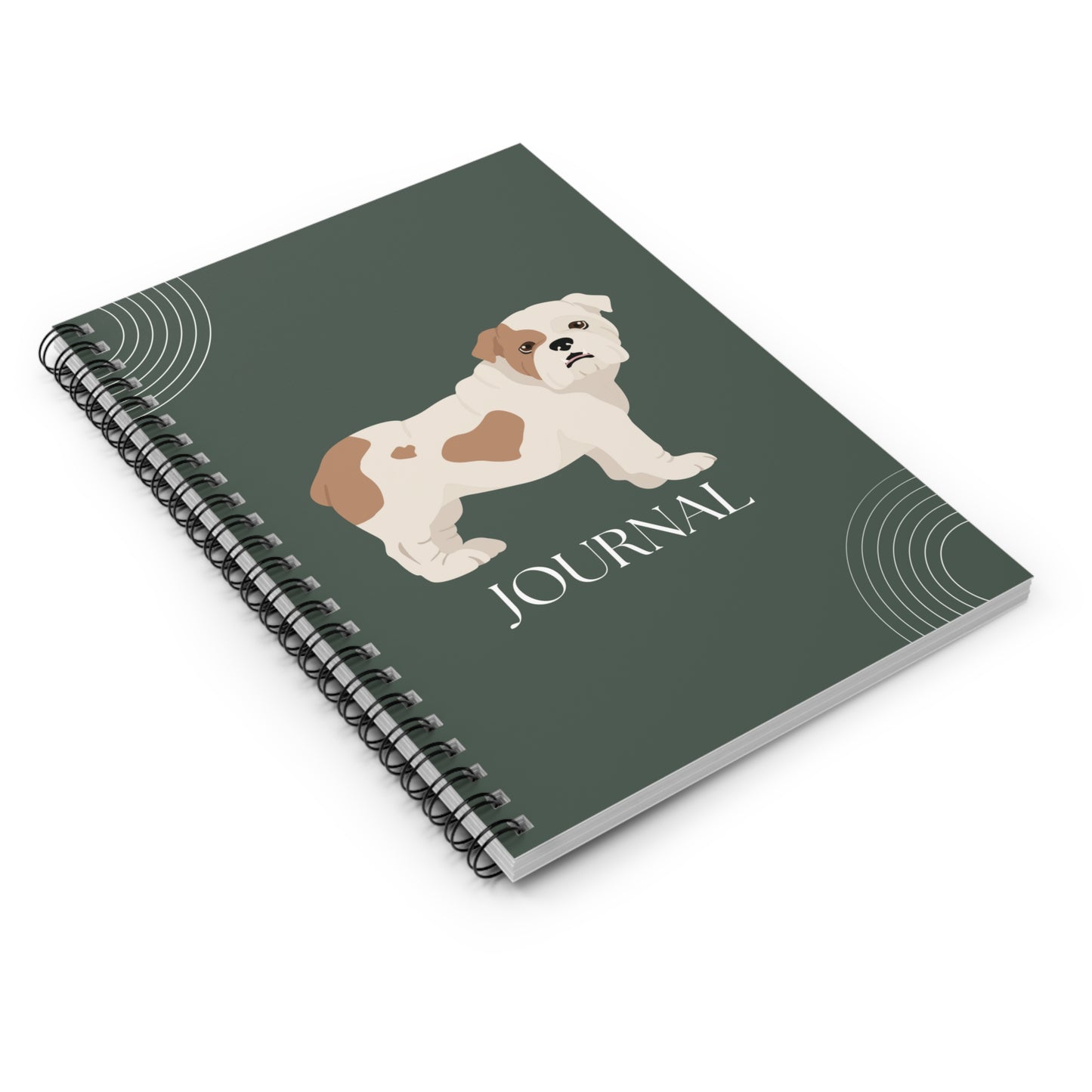 Bulldog College Ruled Spiral Notebook