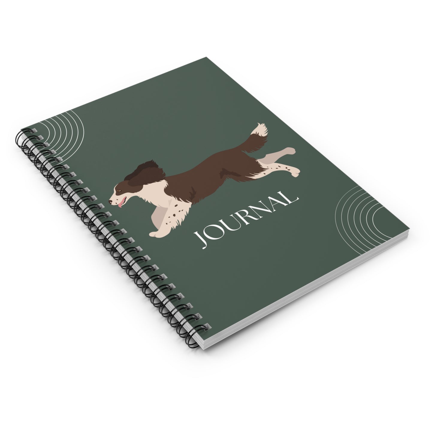 French Spaniel College Ruled Spiral Notebook