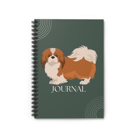 English Toy Spaniel College Ruled Spiral Notebook