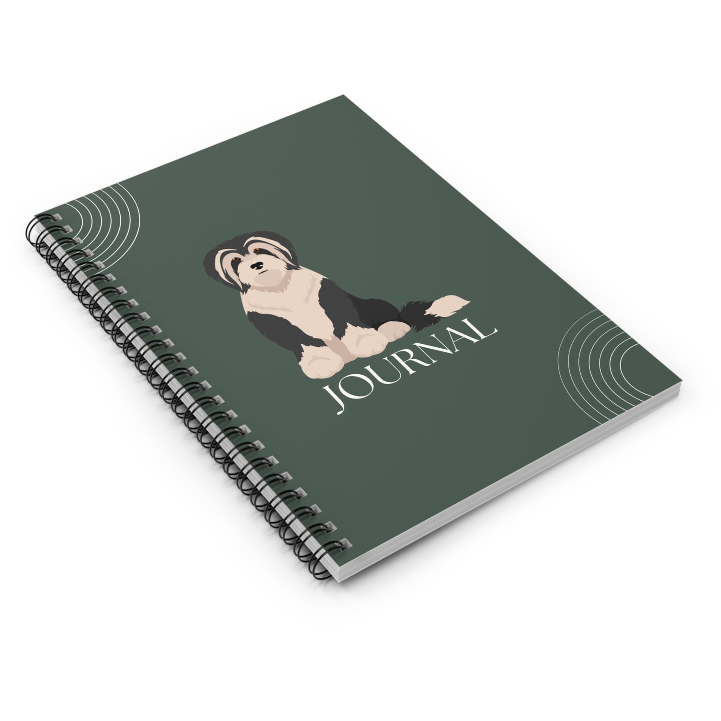 Tibetan Terrier College Ruled Spiral Notebook