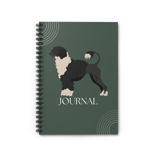 Portuguese Water Dog College Ruled Spiral Notebook