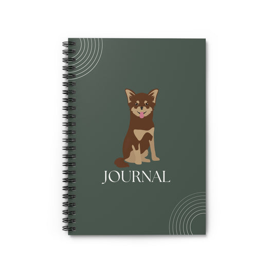 Chihuahua College Ruled Spiral Notebook