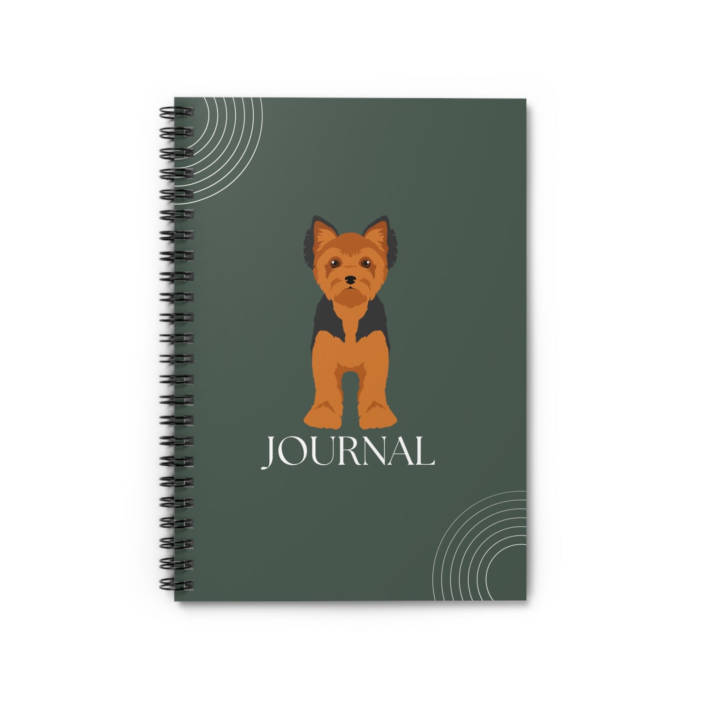 Yorkshire Terrier College Ruled Spiral Notebook