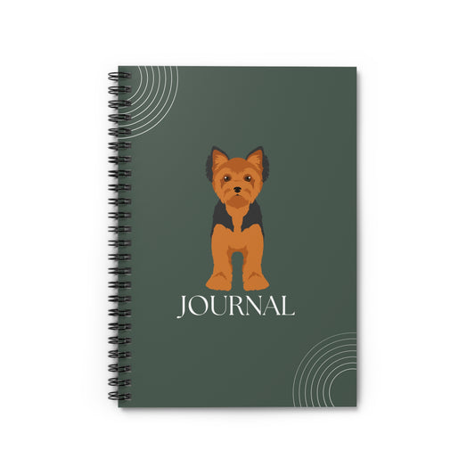 Yorkshire Terrier College Ruled Spiral Notebook