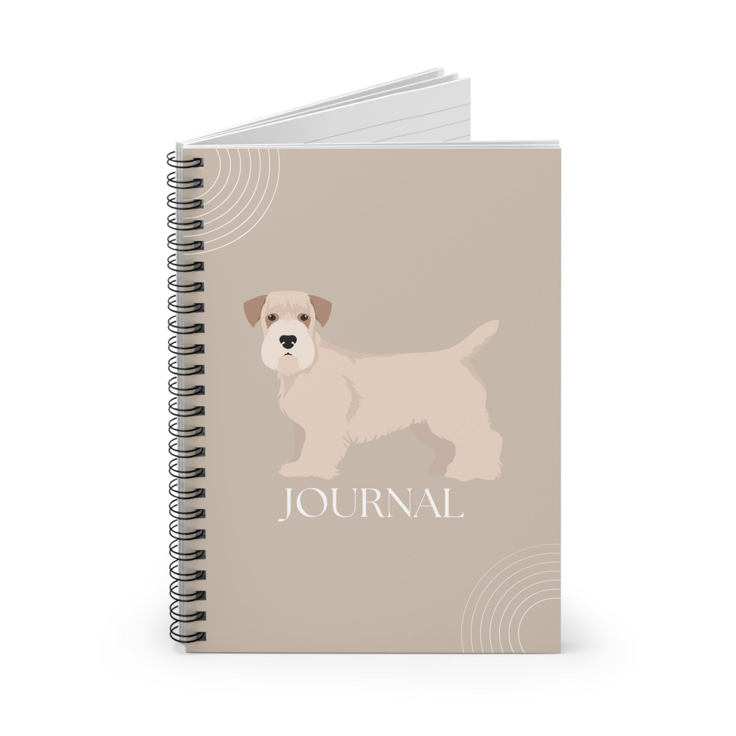 Sealyham Terrier College Ruled Spiral Notebook