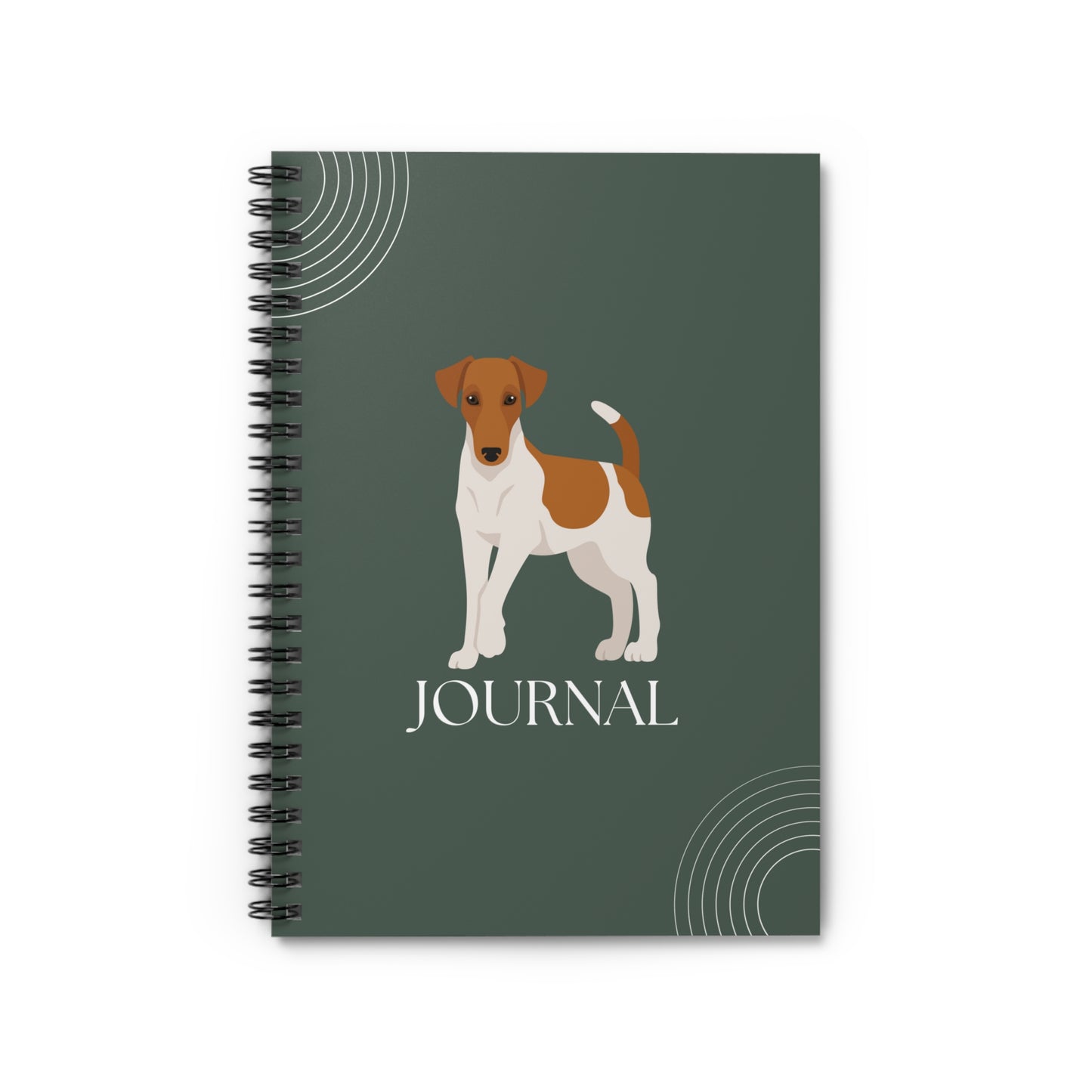 Smooth Fox Terrier College Rule Spiral Notebook