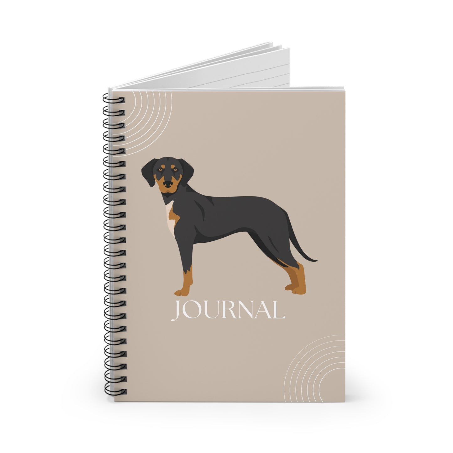 Transylvanian Hound College Ruled Spiral Notebook