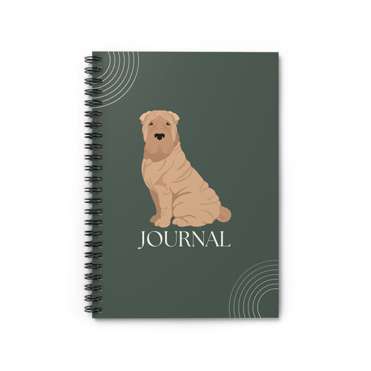 Chinese Shar-Pei College Ruled Spiral Notebook