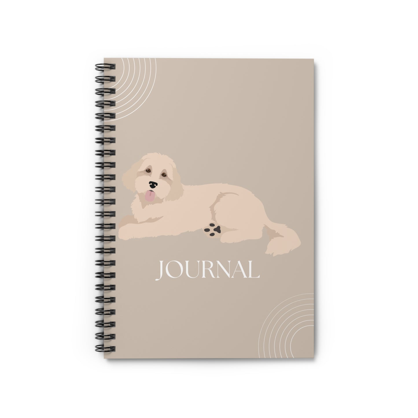 Cavapoo College Ruled Spiral Notebook