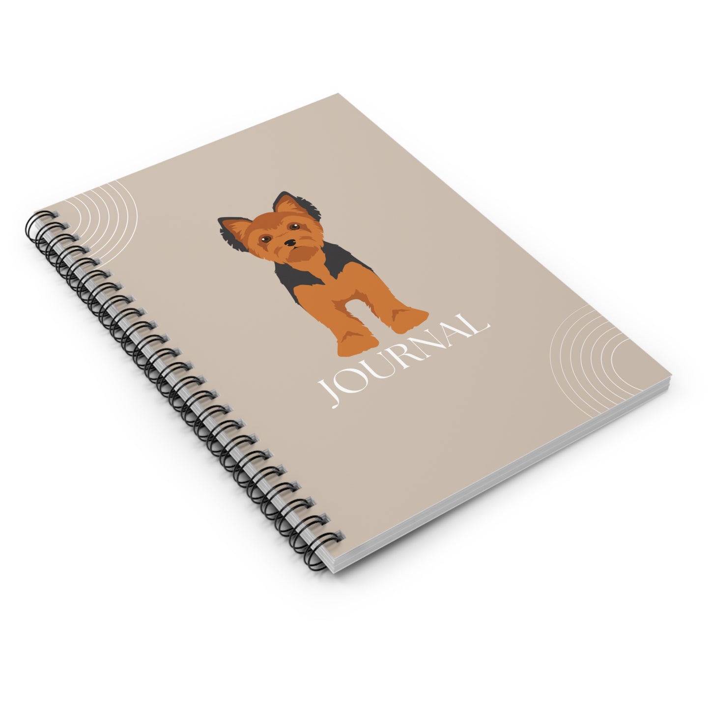 Yorkshire Terrier College Ruled Spiral Notebook