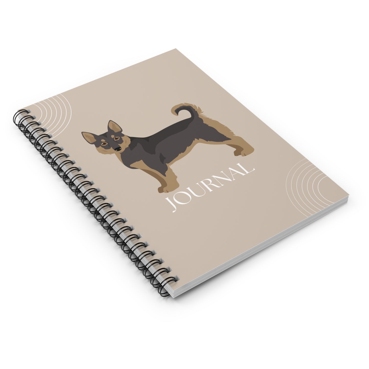 Swedish Vallhund College Ruled Spiral Notebook