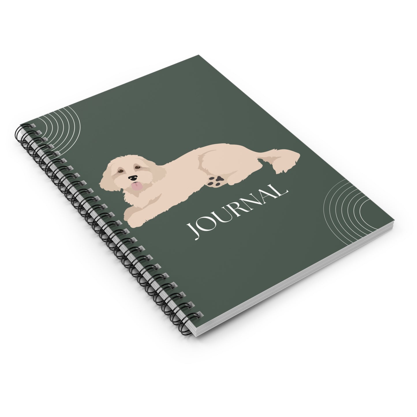 Cavapoo College Ruled Spiral Notebook