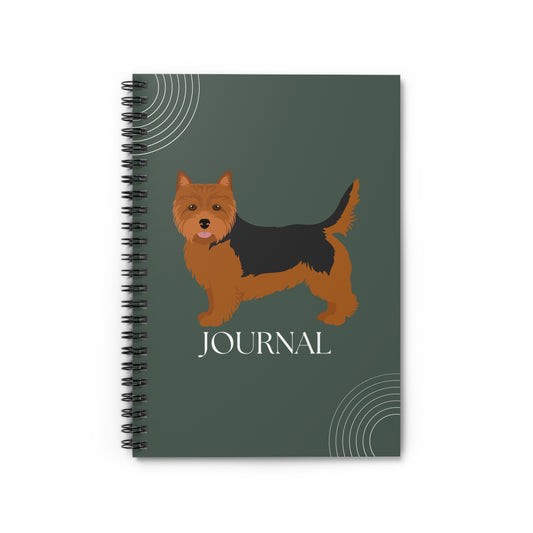 Norwich Terrier College Ruled Spiral Notebook