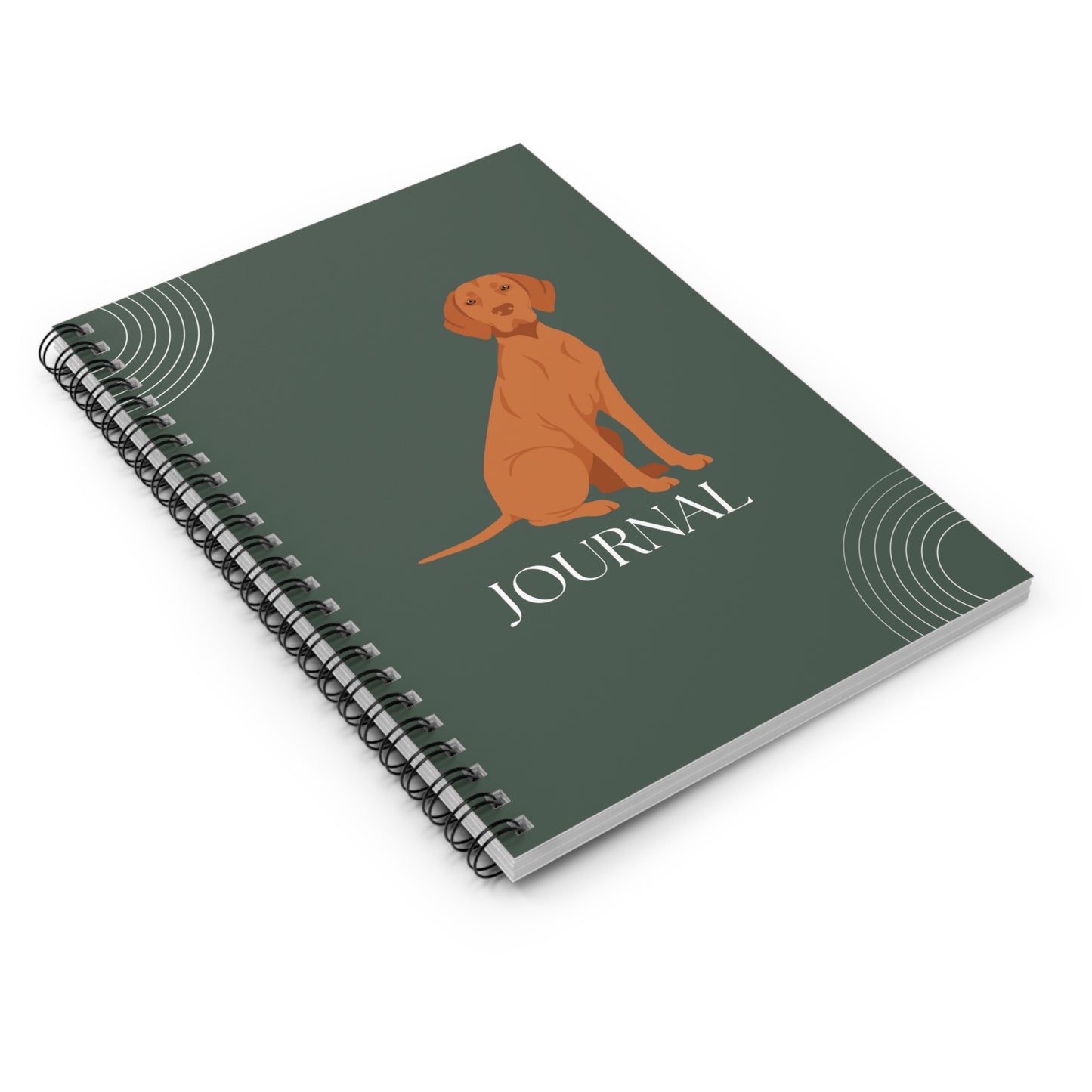 Vizsla College Ruled Spiral Notebook