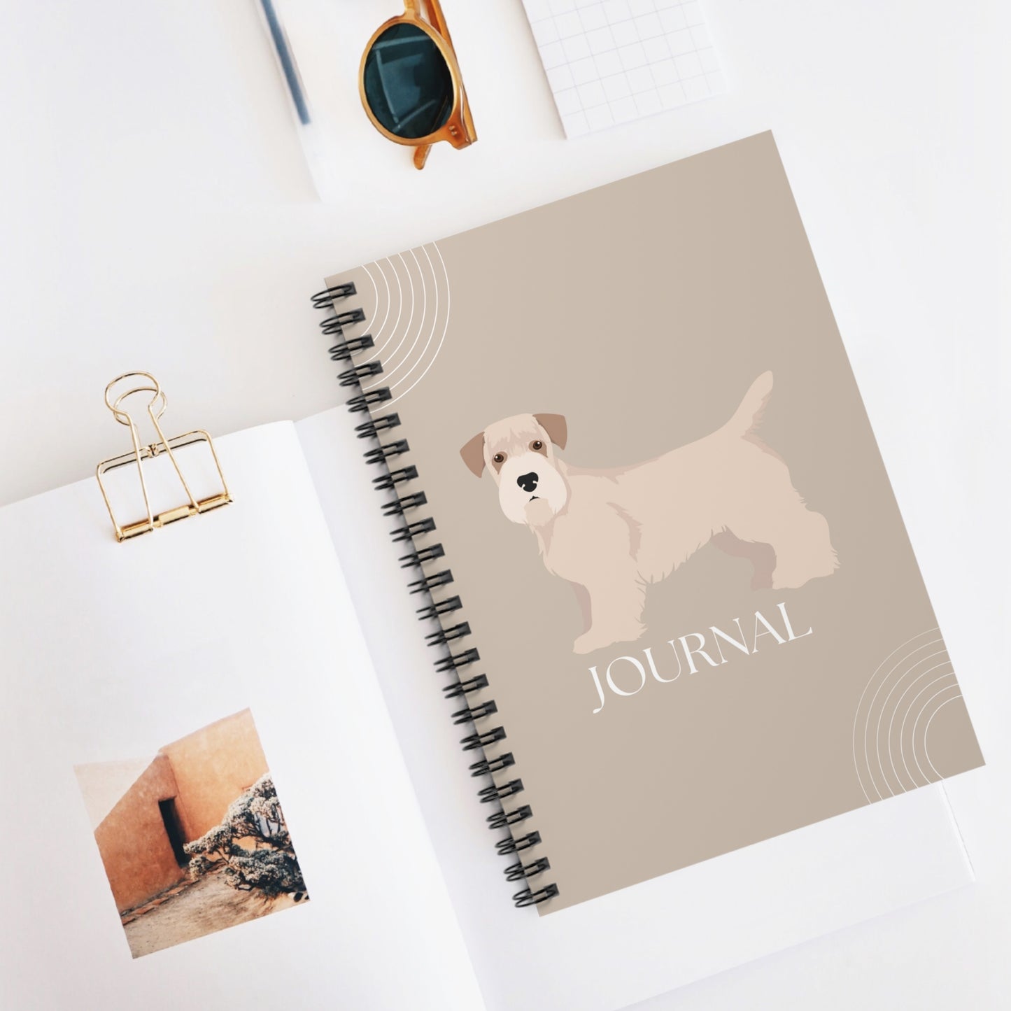 Sealyham Terrier College Ruled Spiral Notebook