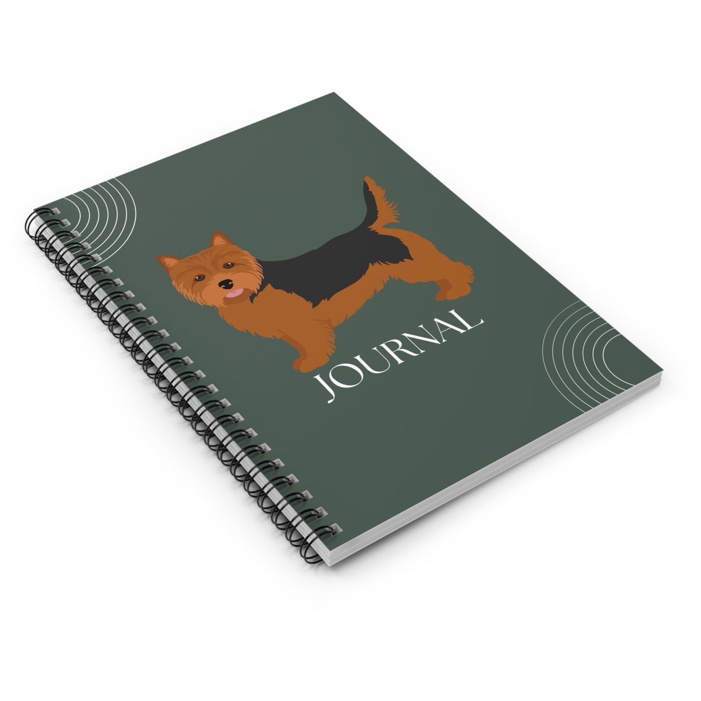 Norwich Terrier College Ruled Spiral Notebook