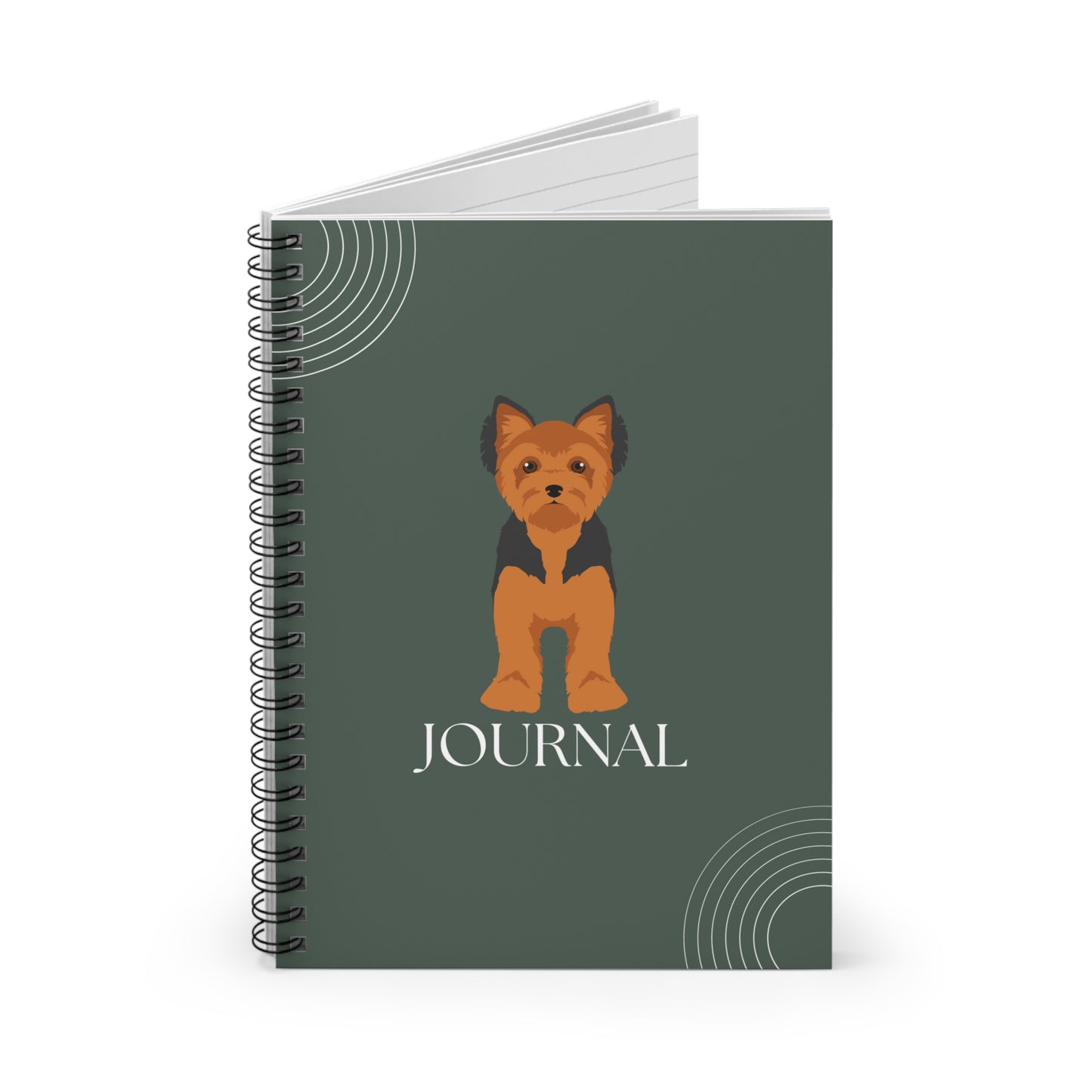 Yorkshire Terrier College Ruled Spiral Notebook