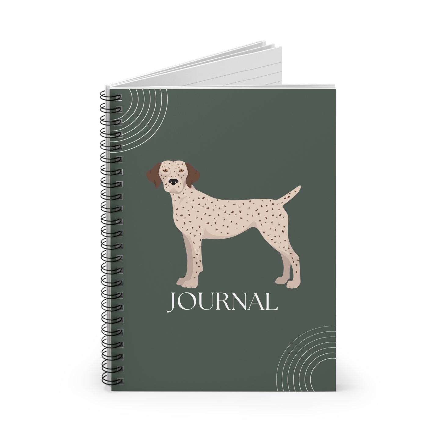 Braque due Bourbonnais College Ruled Spiral Notebook