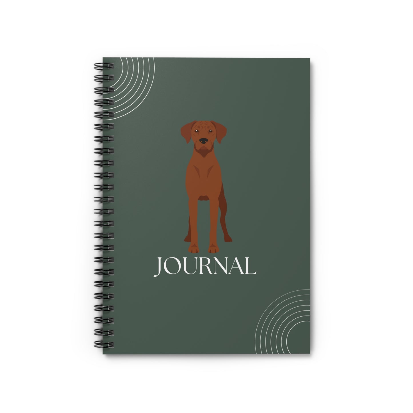 Rhodesian Ridgeback College Ruled Spiral Notebook