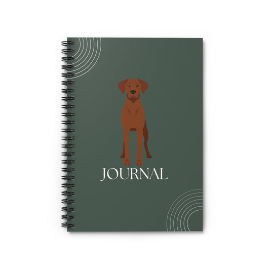 Rhodesian Ridgeback College Ruled Spiral Notebook