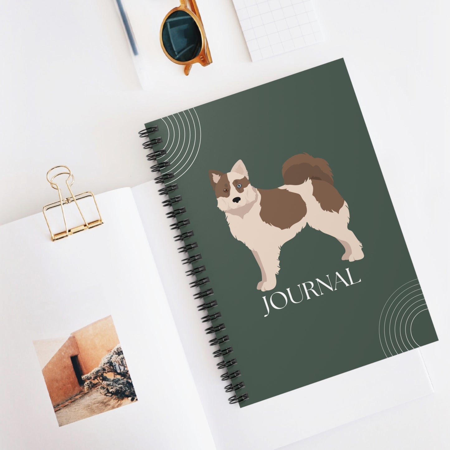 Yakutian Laika College Ruled Spiral Notebook