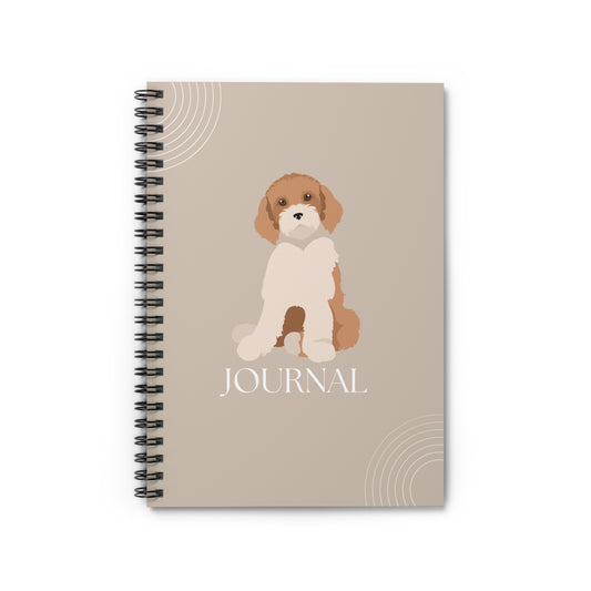 Midi Labradoodle College Ruled Spiral Notebook