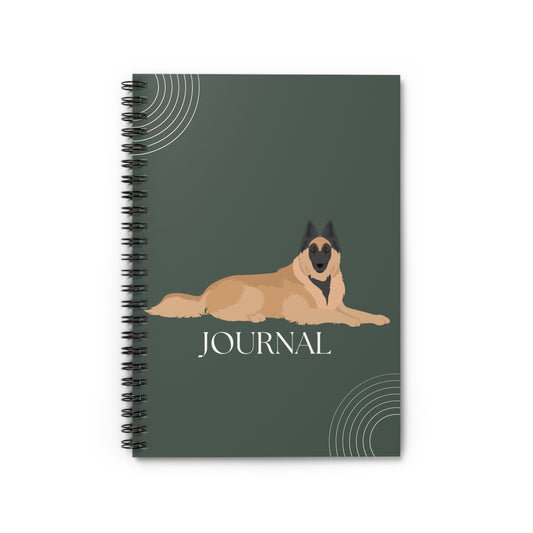 Belgian Tervuren College Ruled Spiral Notebook