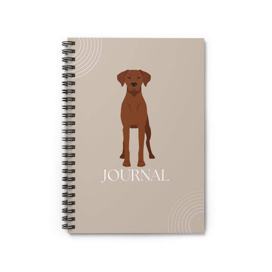 Rhodesian Ridgeback College Ruled Spiral Notebook