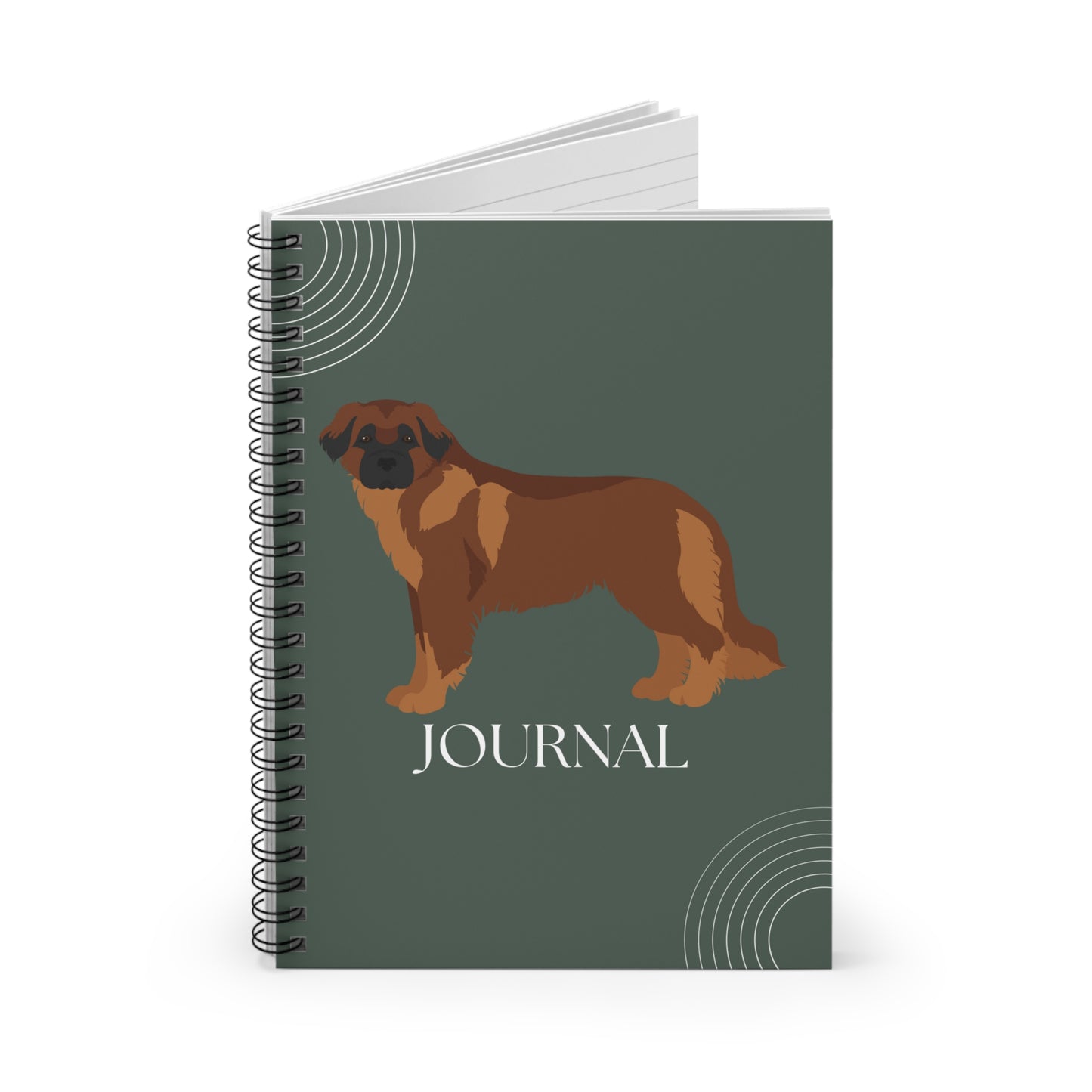 Estrela Mountain Dog College Ruled Spiral Notebook