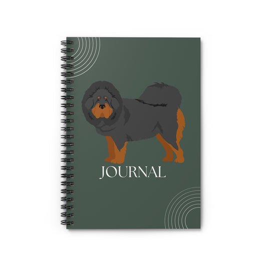 Tibetan Mastiff College Ruled Spiral Notebook