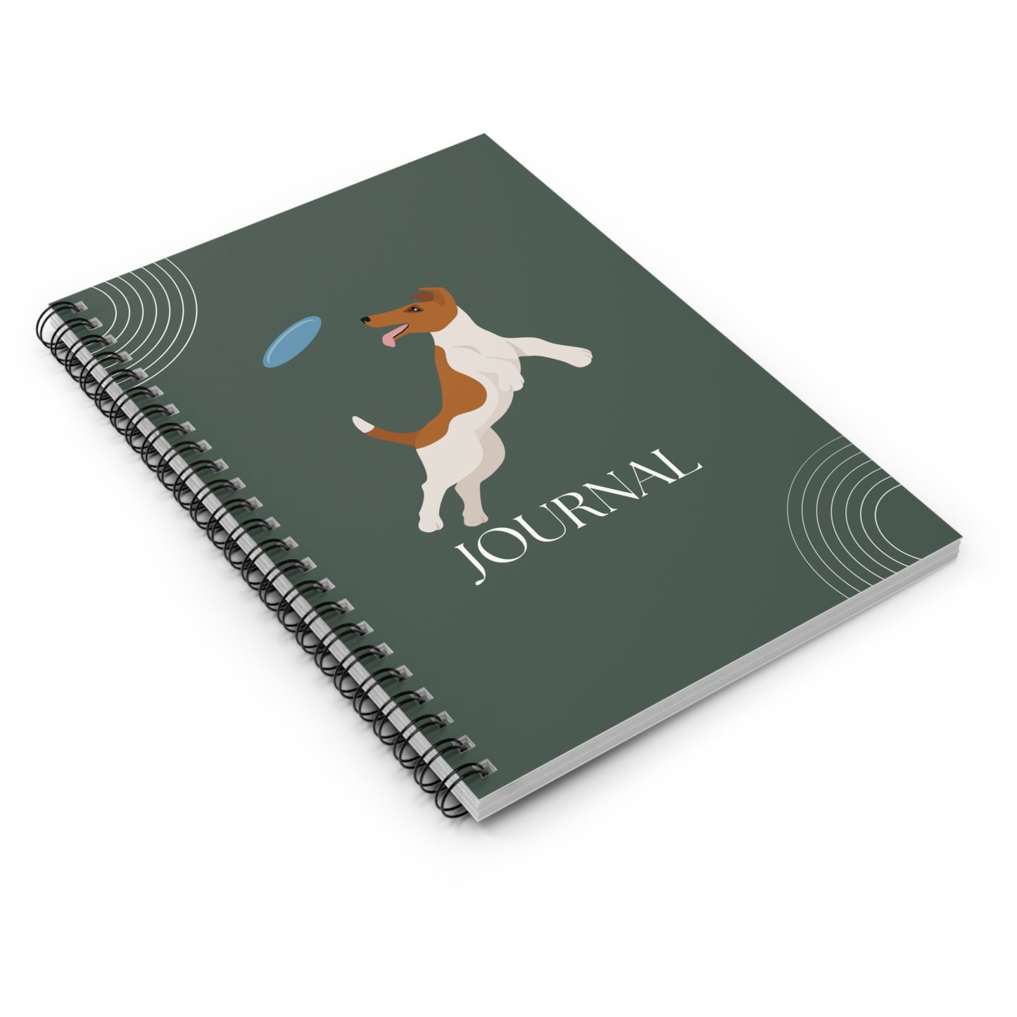 Smooth Fox Terrier College Ruled Spiral Notebook