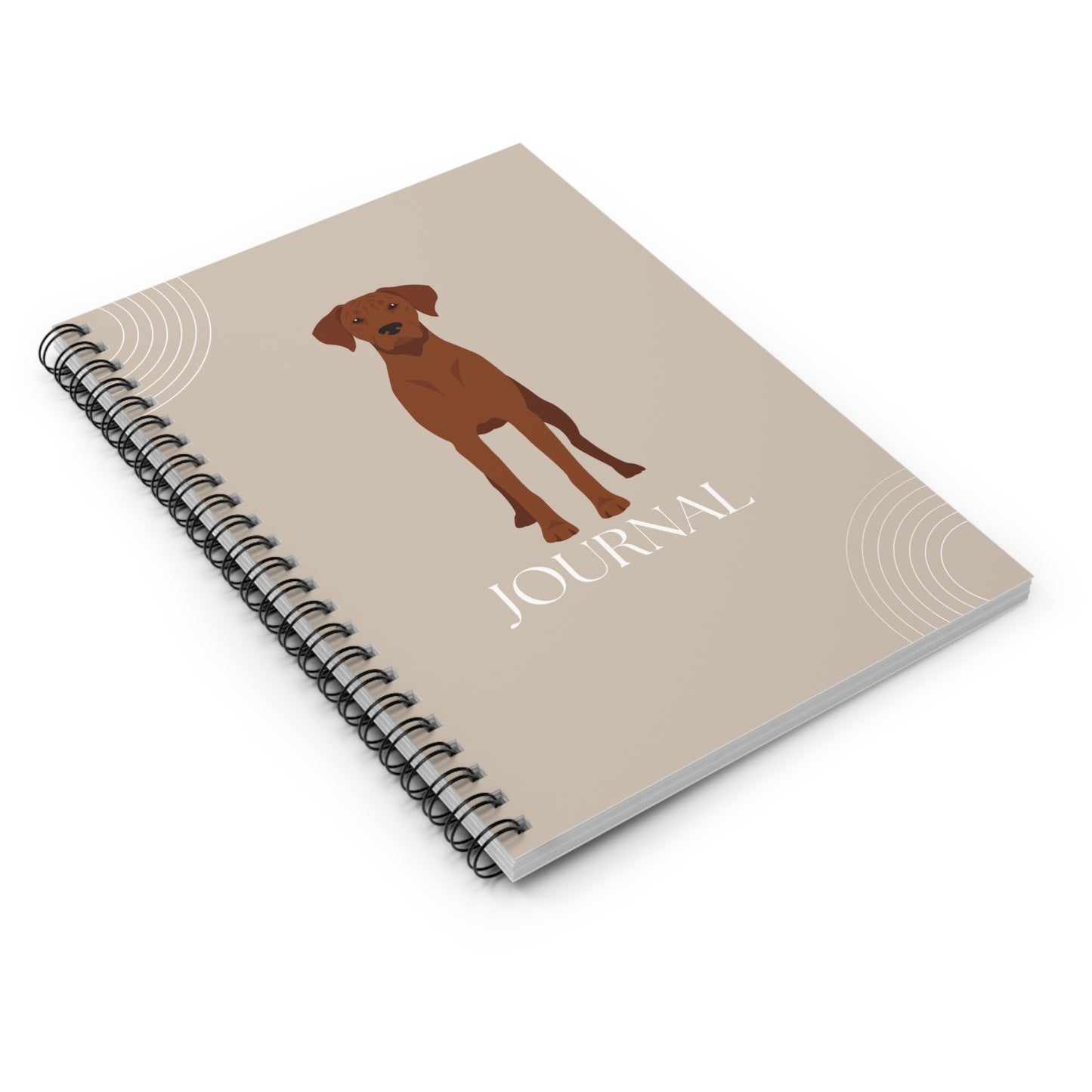 Rhodesian Ridgeback College Ruled Spiral Notebook