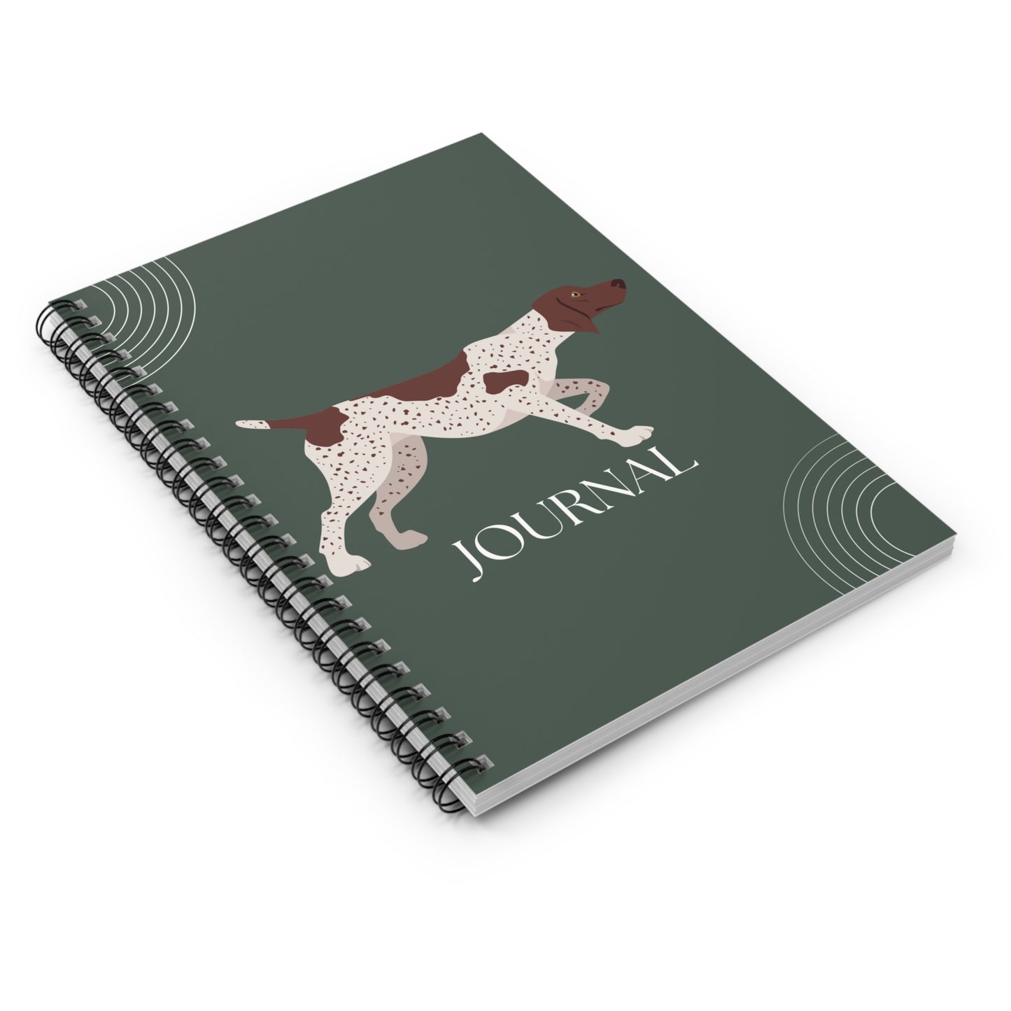 German Shorthaired Pointer College Ruled Spiral Notebook