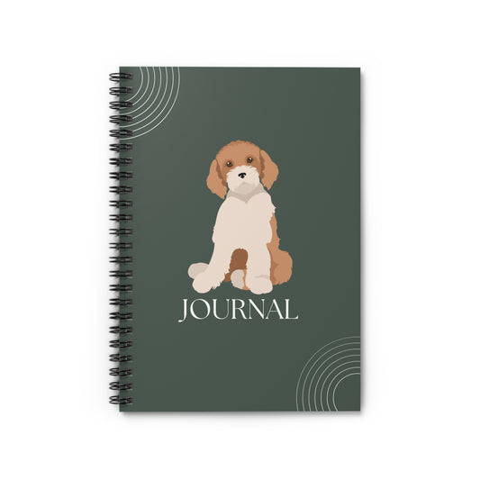 Midi Labradoodle College Ruled Spiral Notebook