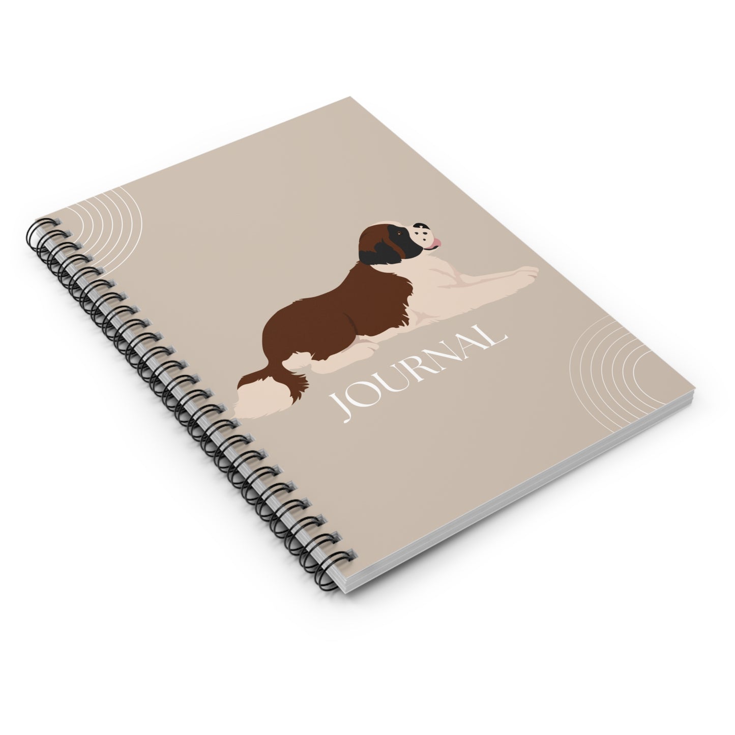 Saint Bernard College Ruled Spiral Notebook