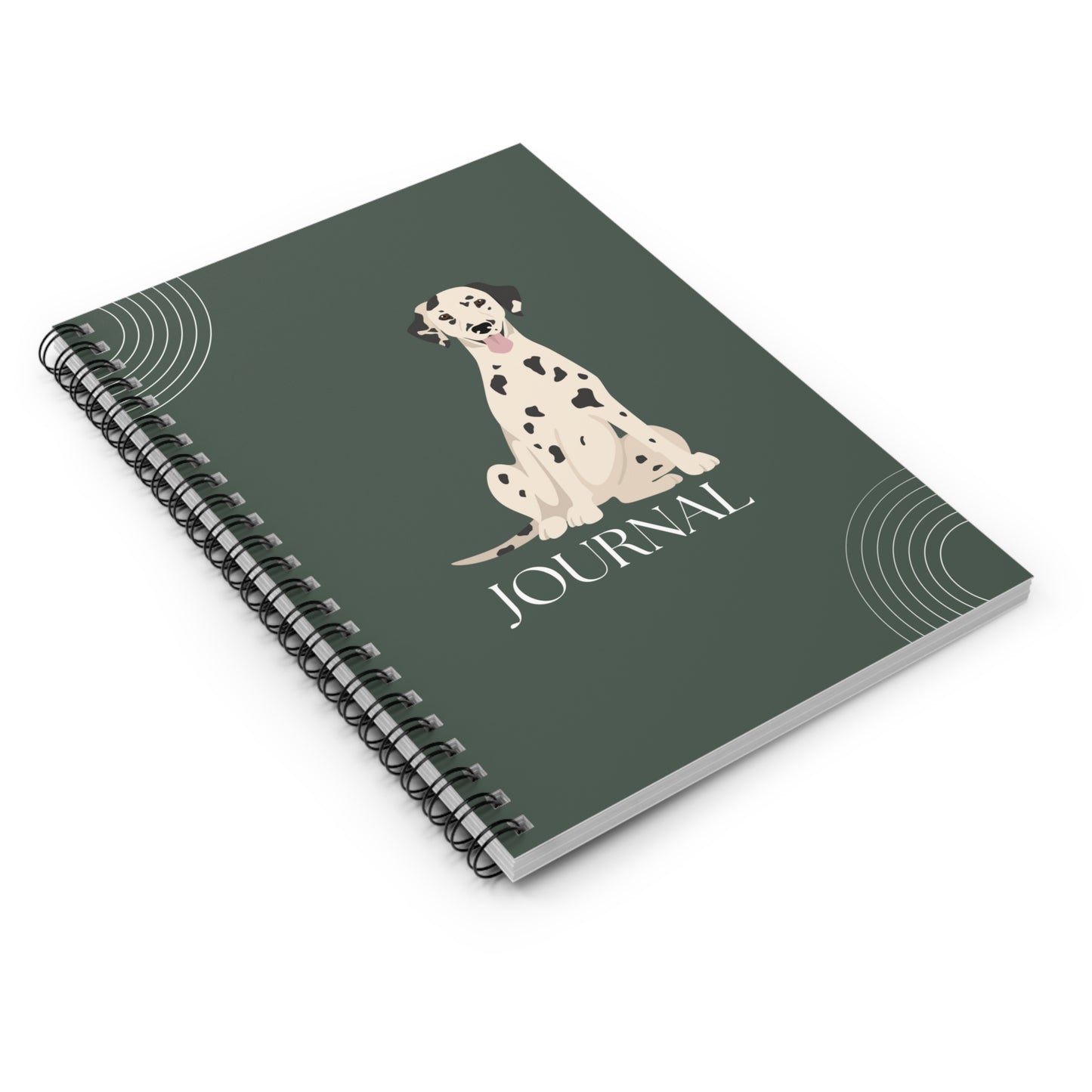 Dalmatian College Ruled Spiral Notebook