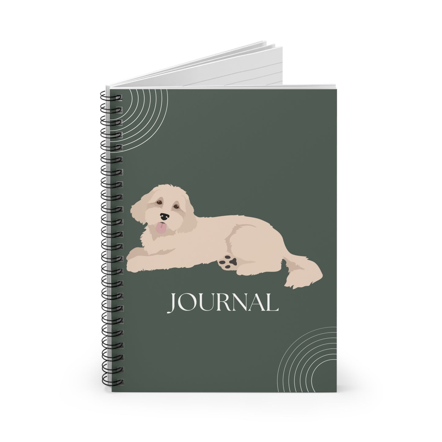 Cavapoo College Ruled Spiral Notebook